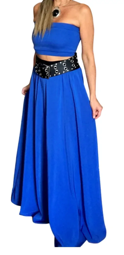 Dlouhá letní sukně - maxi sukně BOROS SK-L-BLU 11